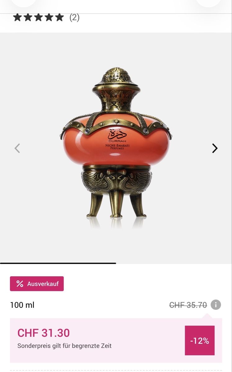 Parfum & Eau de Toilette: Parfum Lattafa Oud Salama 100 ml – Gebraucht aus Kradolf von bstr.9105 1