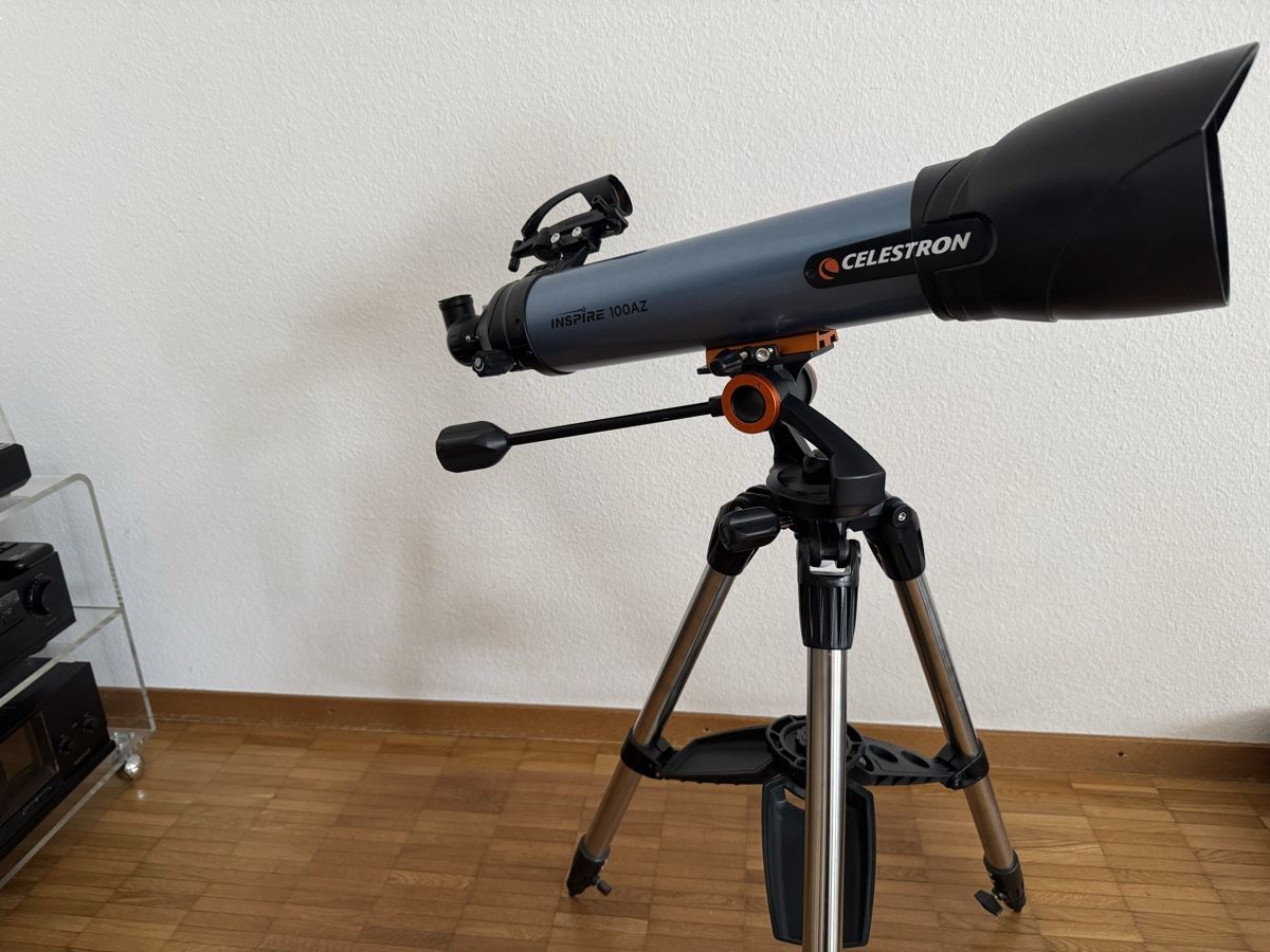 Celestron Telescopi: CELESTRON Inspire 100mm AZ Refraktor Teleskop – Usato da Zunzgen venduto da milesdavis76 4