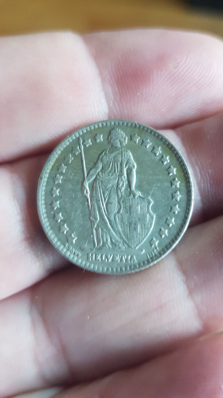 Alle Münzen: 1 Franc 1964 – Gebraucht aus Meyrin von menelaos77 1