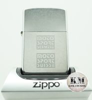 ZIPPO® MOTO SPORT SCHWEIZ - EMBOSSED - 2002 - UNGEZÜNDET