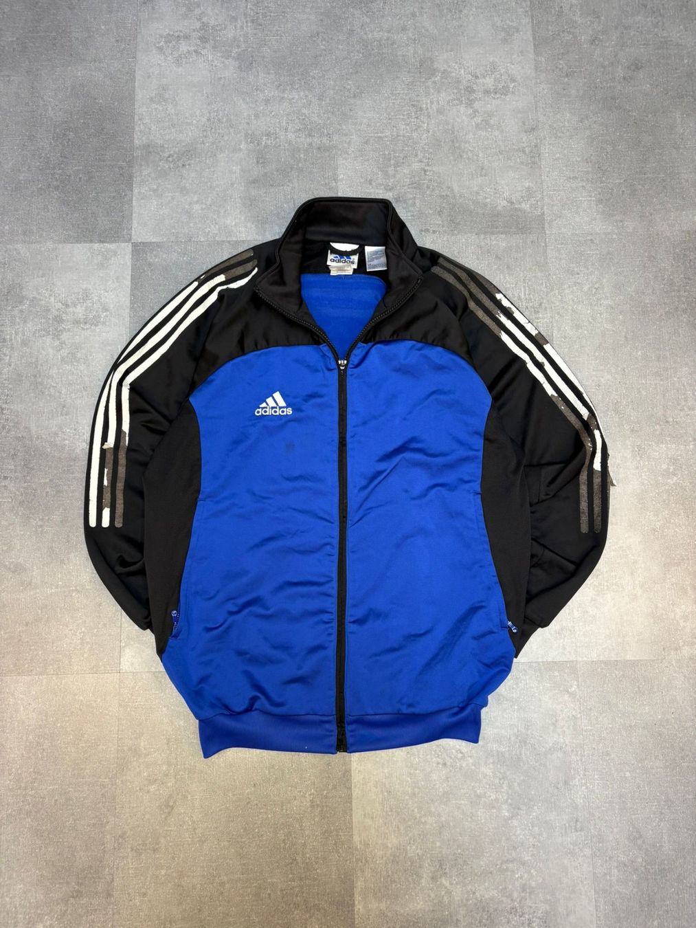 Adidas Giacche: Adidas Retro Trainingsjacke Blau - Grösse S – Usato da Werdenberg venduto da hase.vintage