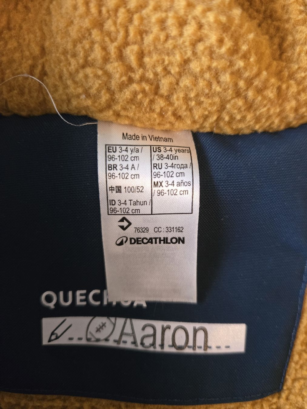 Decathlon Completi: Ensemble de ski Quechua, taille 3 - 4 ans – Usato da La Neuveville venduto da Sarfe 4