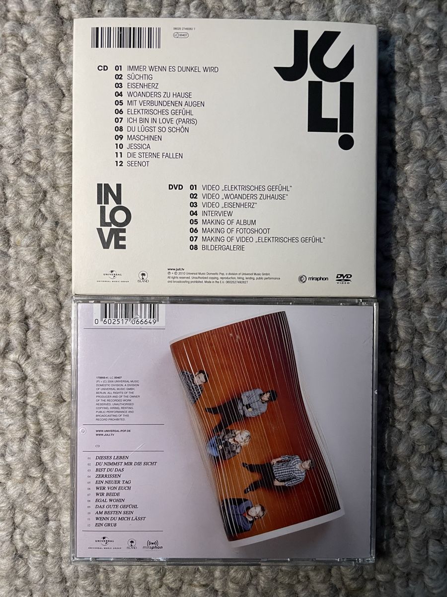 CDs: 2x Juli (1x CD+DVD) – Neuf (Voir description) à Reinach AG par trigger7811 2