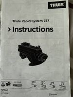 Barre de toit Thule Rapid System 757