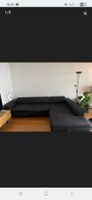 Ecksofa dunkelgrau mit Stauraum