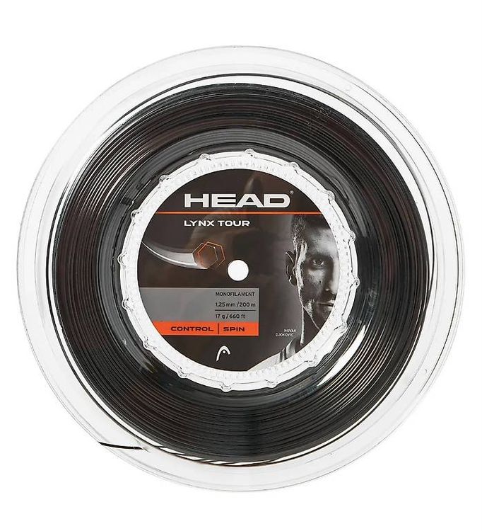 HEAD Lynx – Corde De Tennis Monofilament, Mélange Copolymère, Durable, Pour Joueurs De Club Et Tournoi, Bleu