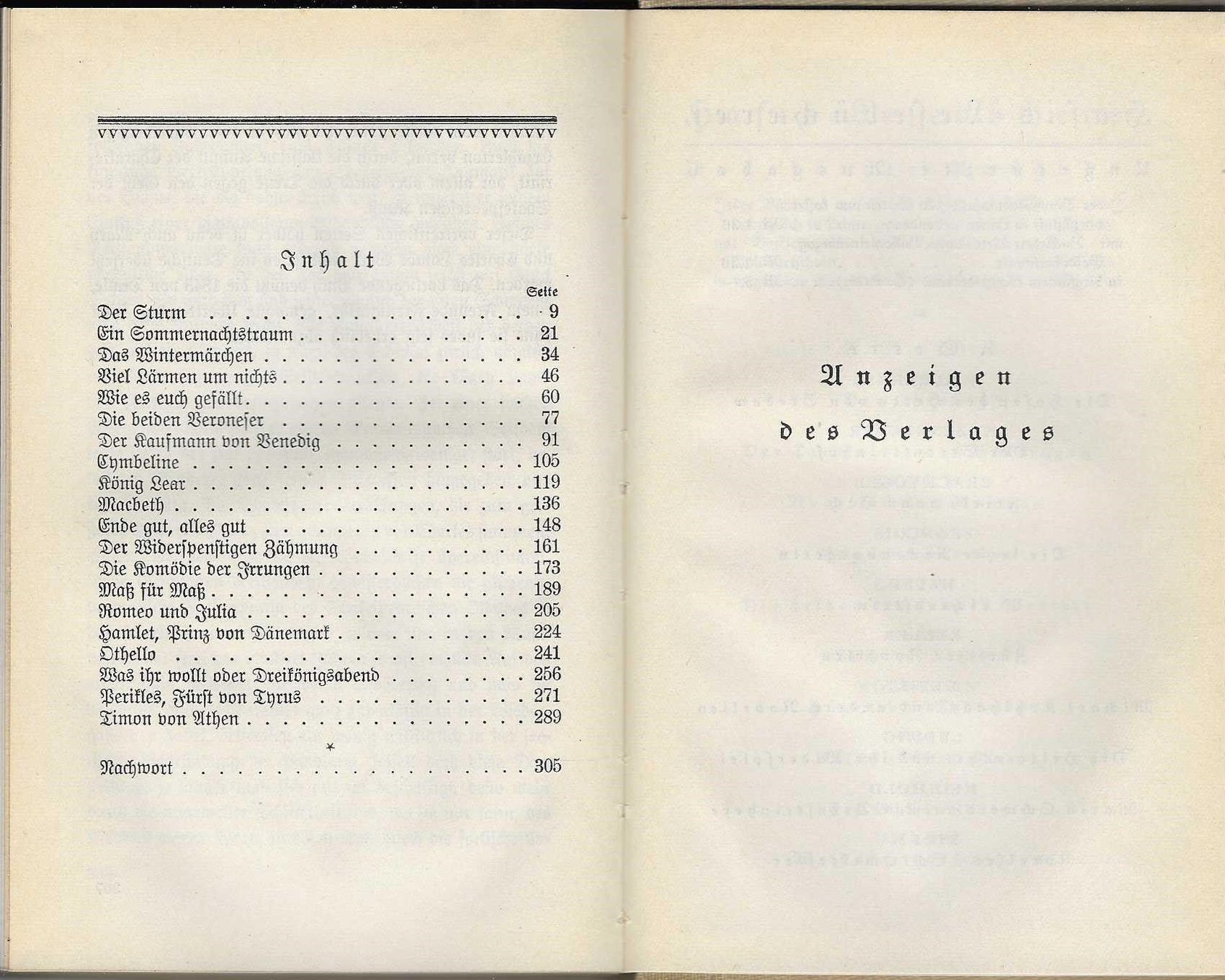 Libri: Shakespeare Novellen – Usato da Flims - Dorf venduto da Stagediver 2