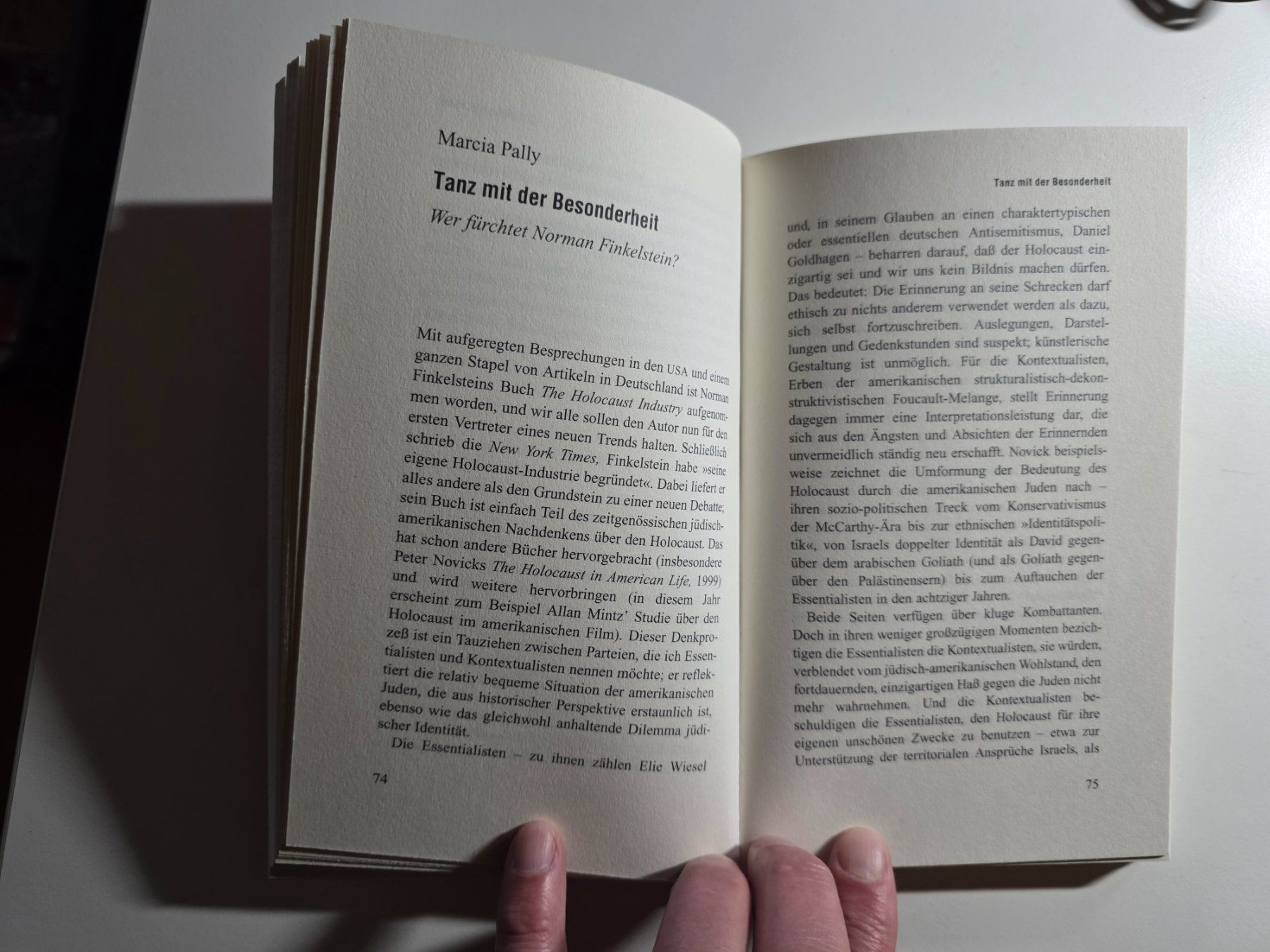 Bücher: Die Finkelstein Debatte - Petra Steinberger - Piper 2001 – Gebraucht aus Walterswil BE von Lonitti 4