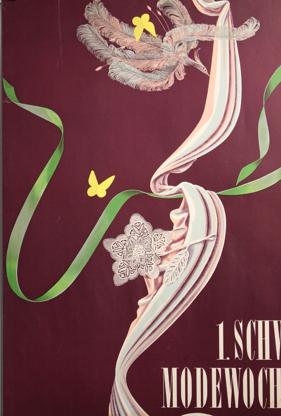 Poster & Bilder: 1. Schweizer Modewoche Zürich Original Plakat – Gebraucht aus Eggenwil von Joyart 4