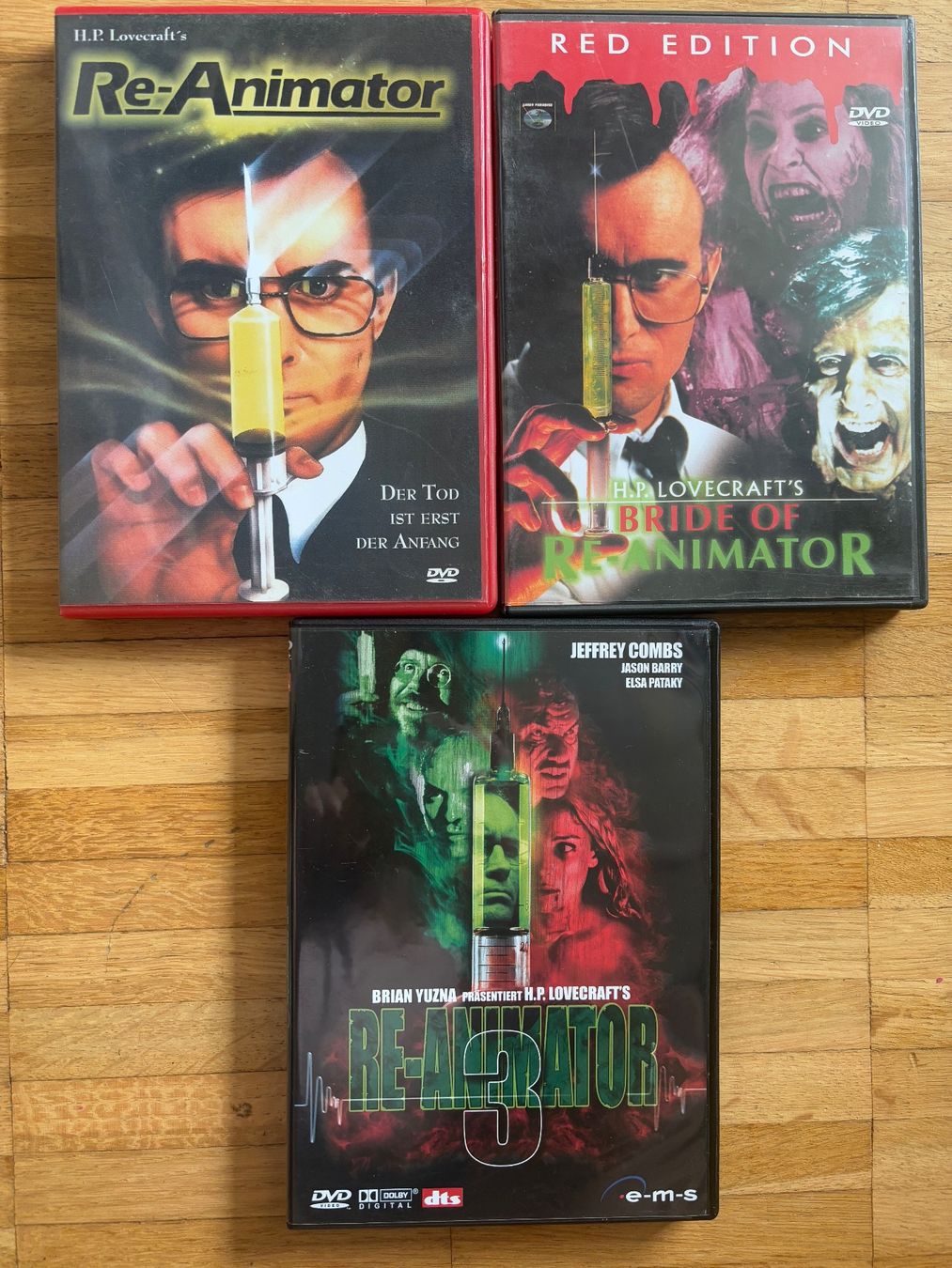 Tutti i DVDs: PACK RE-ANIMATOR. (3 DVDs). – Usato da Basel venduto da san_2qlq