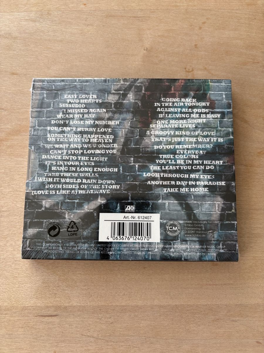 CD: Phil Collins - The Singles (2CDs) – Nuovo e nell'imballaggio originale da Zürich venduto da Interpol 1