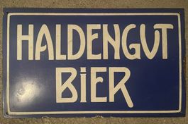 Emailleschild Original und antik