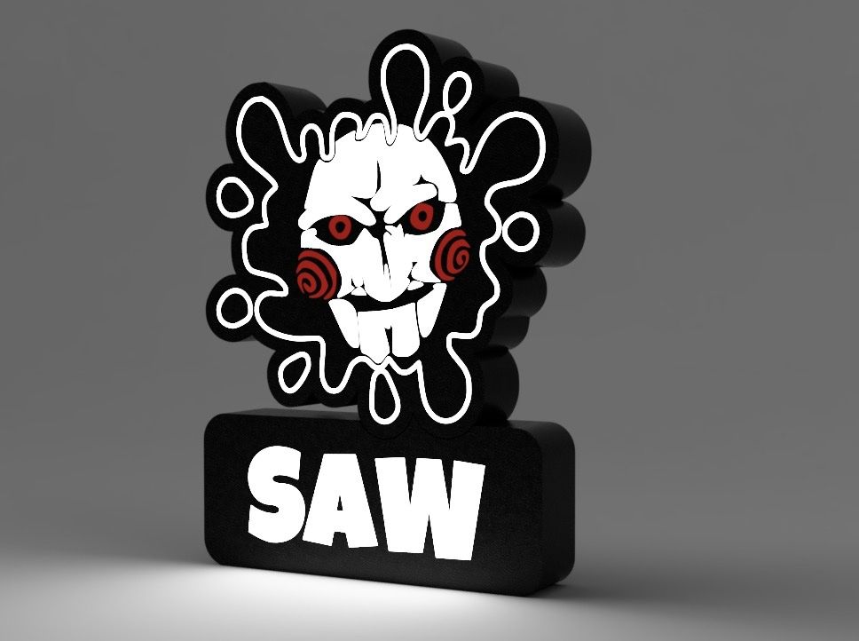 Lampade: Saw - The Games Themed Light Lightbox LED – Nuovo (secondo la descrizione) da Vicques venduto da PAMB3D 2