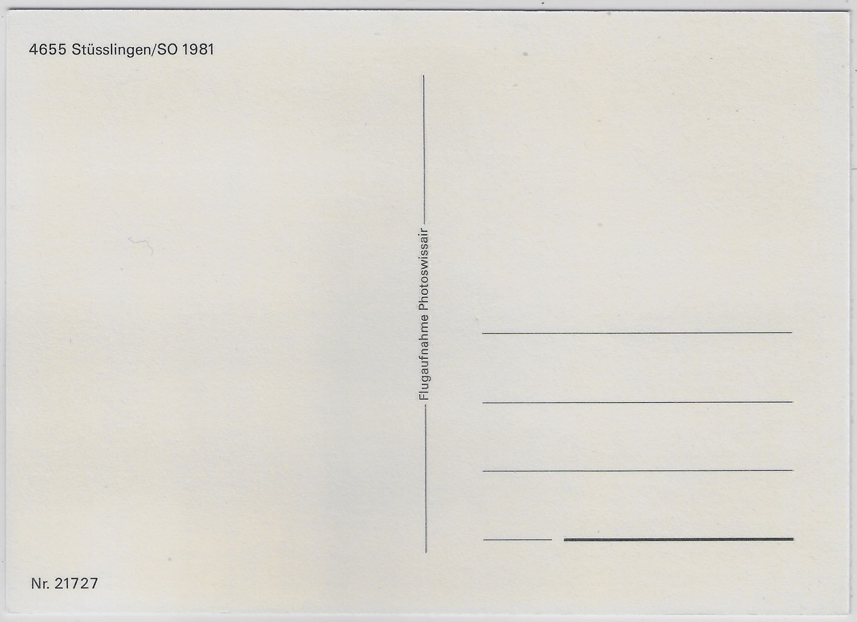 Cartoline postali: Flugaufnahme Stüsslingen SO – Antico da Ettingen venduto da Kartenplanet 1