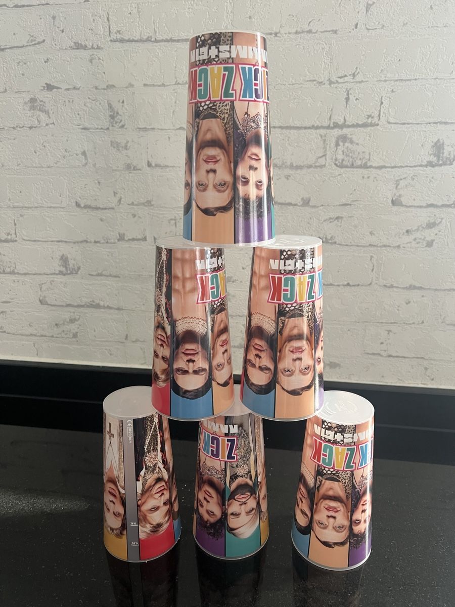 Contenitori & Simili: Rammstein Tourbecher Zickzack 6 Stück – Usato da Buckten venduto da Dominoluna 1