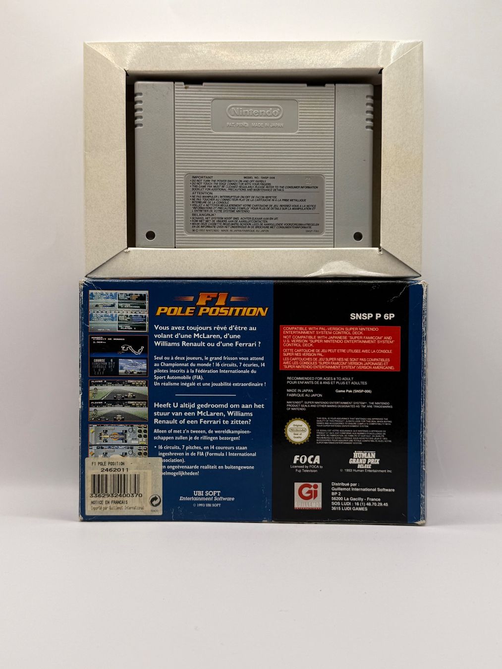 Nintendo Giochi: F1 Pole Position - Super Nintendo SNES - OVP – Usato da Dietikon venduto da gab_qz7y 1