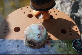 Larimar   Anhänger Wow–Edelsteinstube Rausverkauf
