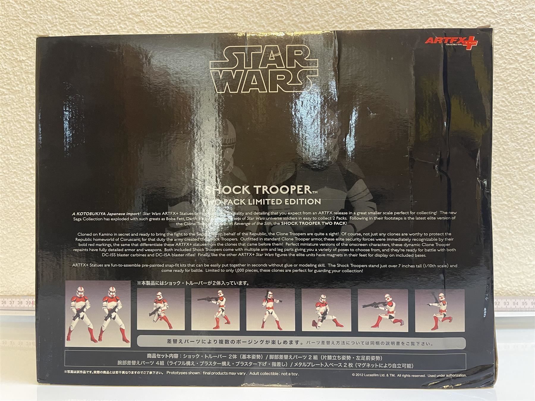 Figuren: ✨Kotobukiya Shock Trooper Two Pack 1:10 Star Wars – Gebraucht aus Wahlen b. Laufen von Ma-Works 3