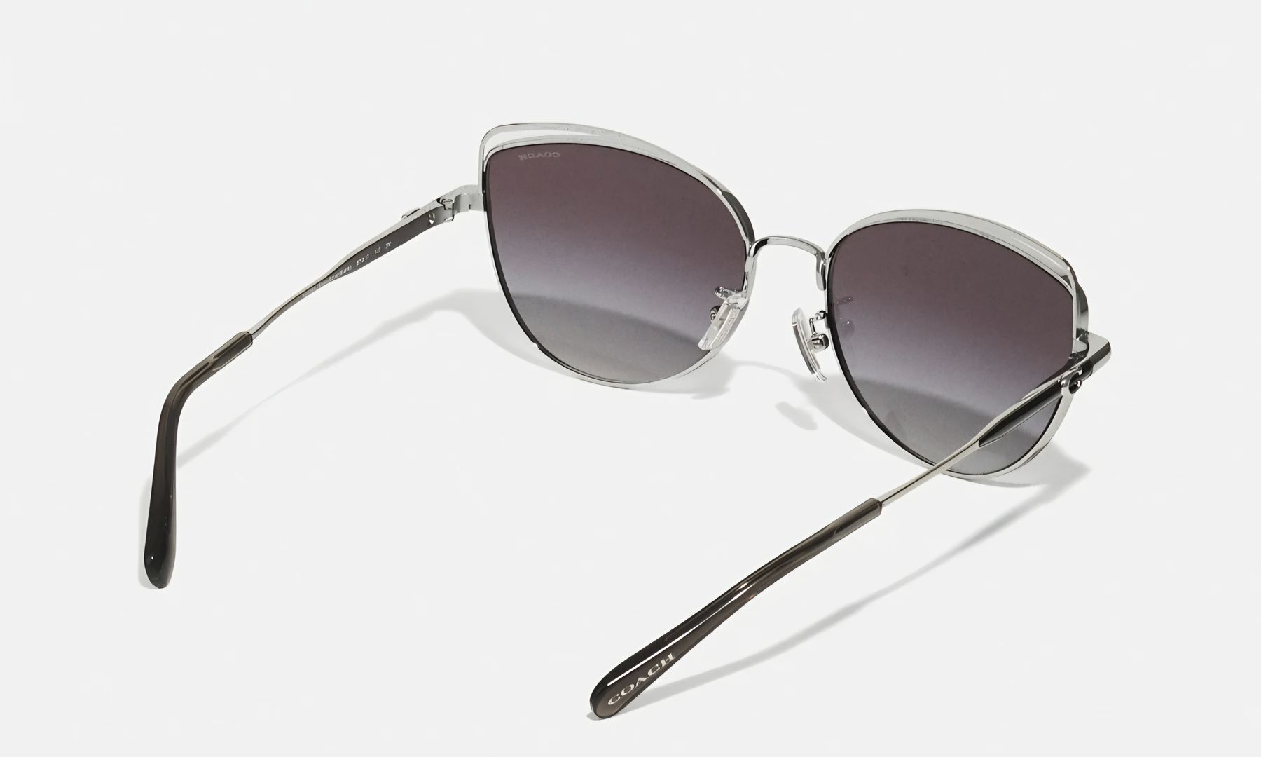 Coach Occhiali & Lenti: Coach Sonnenbrille - shiny silver /black/ grey – Nuovo e nell'imballaggio originale da Zürich venduto da ForeverLee 3