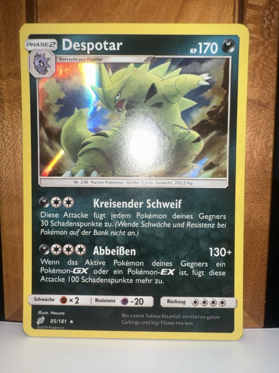 Pokémon Carte collezionabili: POKÉMON / Despotar-Team Up / Holo – Usato da Herzogenbuchsee venduto da TCG-High-Quality 2