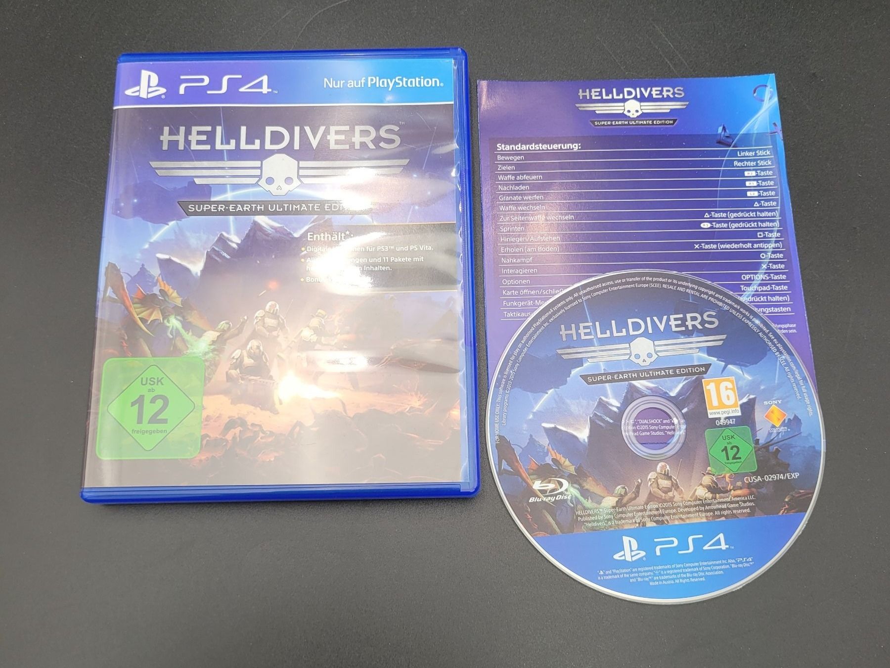 Sony Spiele: Helldivers PS4 – Gebraucht aus Domat/Ems von
