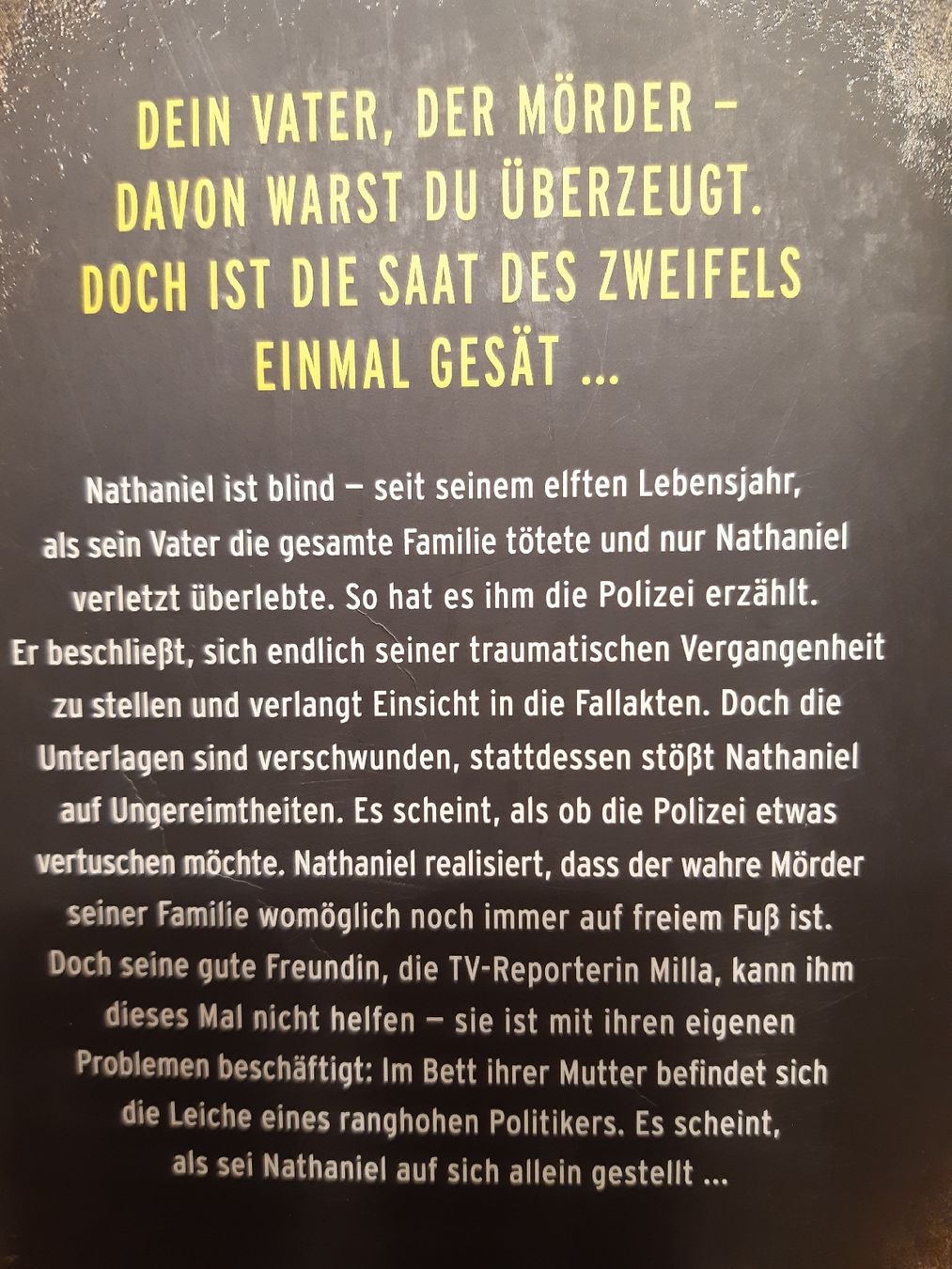 Bücher: Blind Krimis – Gebraucht aus Buckten von ThN4446 4