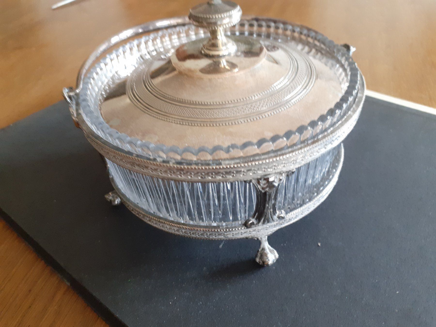 Gläser: Glasdose - Bonbonière – Gebraucht aus Bischofszell von Joachim-115 2