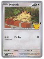 Meowth / Mauzi / 30th Celebration / 30C 113