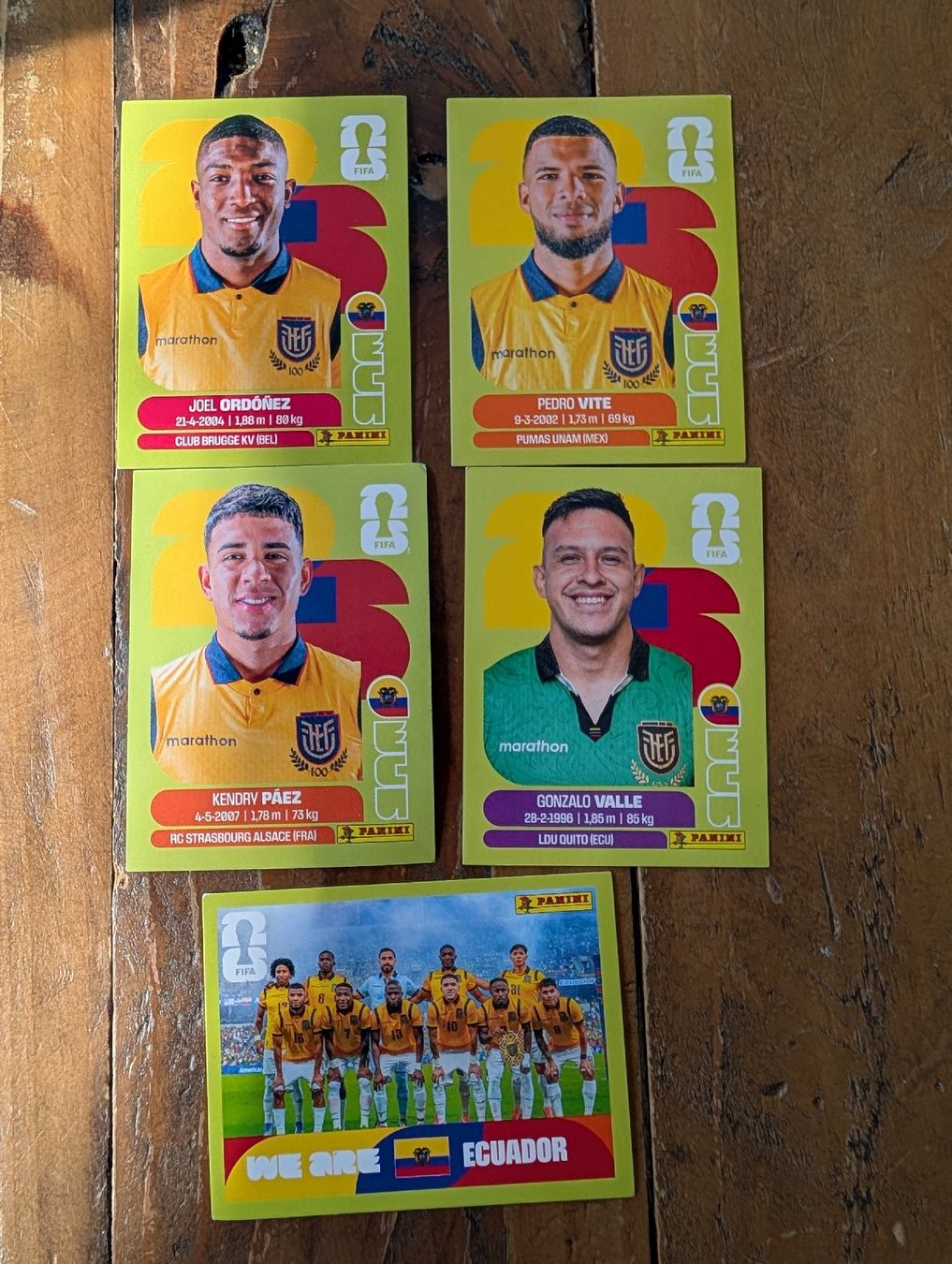 Panini Carte collezionabili: Panini Ecuador – Nuovo (secondo la descrizione) da Gebenstorf venduto da fa1zz