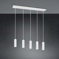 Pendelleuchte,5 Strahler, 85 cm x 9 cm