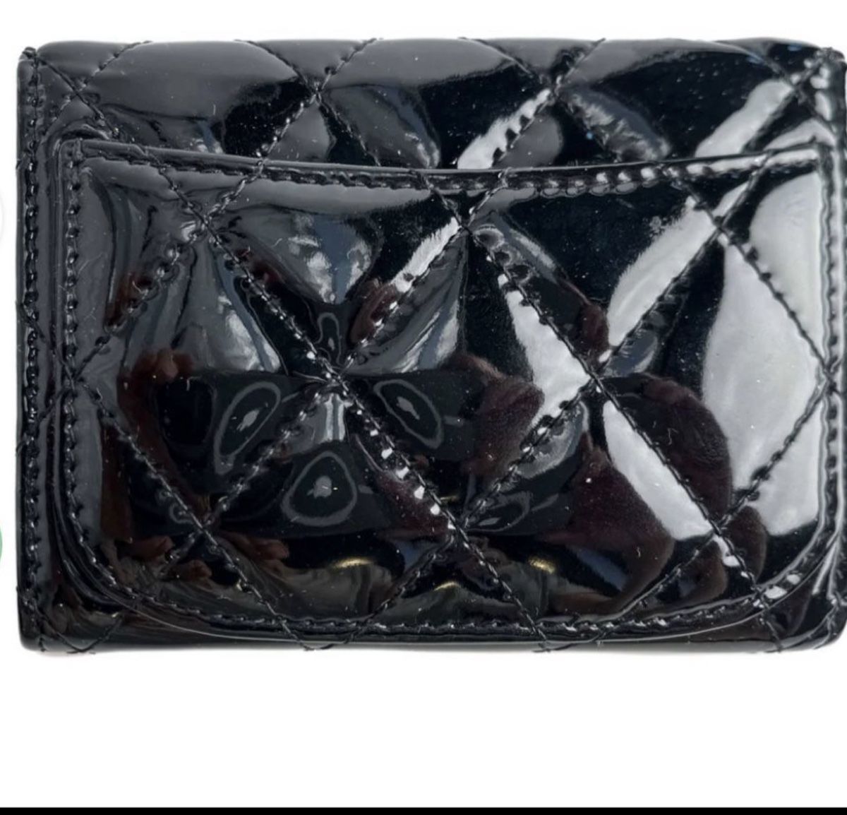 Chanel Portamonete: Chanel Kartenetui Lackleder schwarz – Usato da Aesch BL venduto da trash12 2