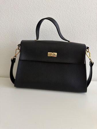 Sac à main élégant noir - Idéal pour la saison d'automne