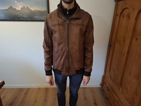 Lederjacke Grösse 50