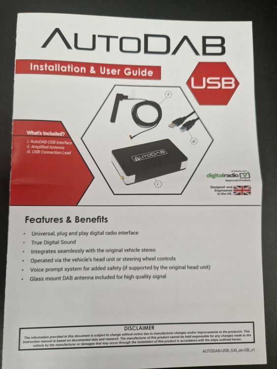 Autodab usb deals