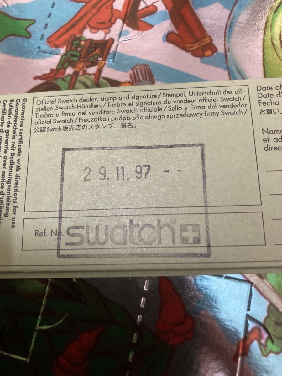 Swatch Orologi: Spezial Swatch Weihnachten 1997 – Nuovo e nell'imballaggio originale da Boll venduto da Jopp1 4