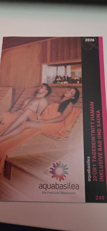 2 für 1 Tageseintritt Aquabasilea, gültig bis 30.11.26 (Neu (gemäss ...
