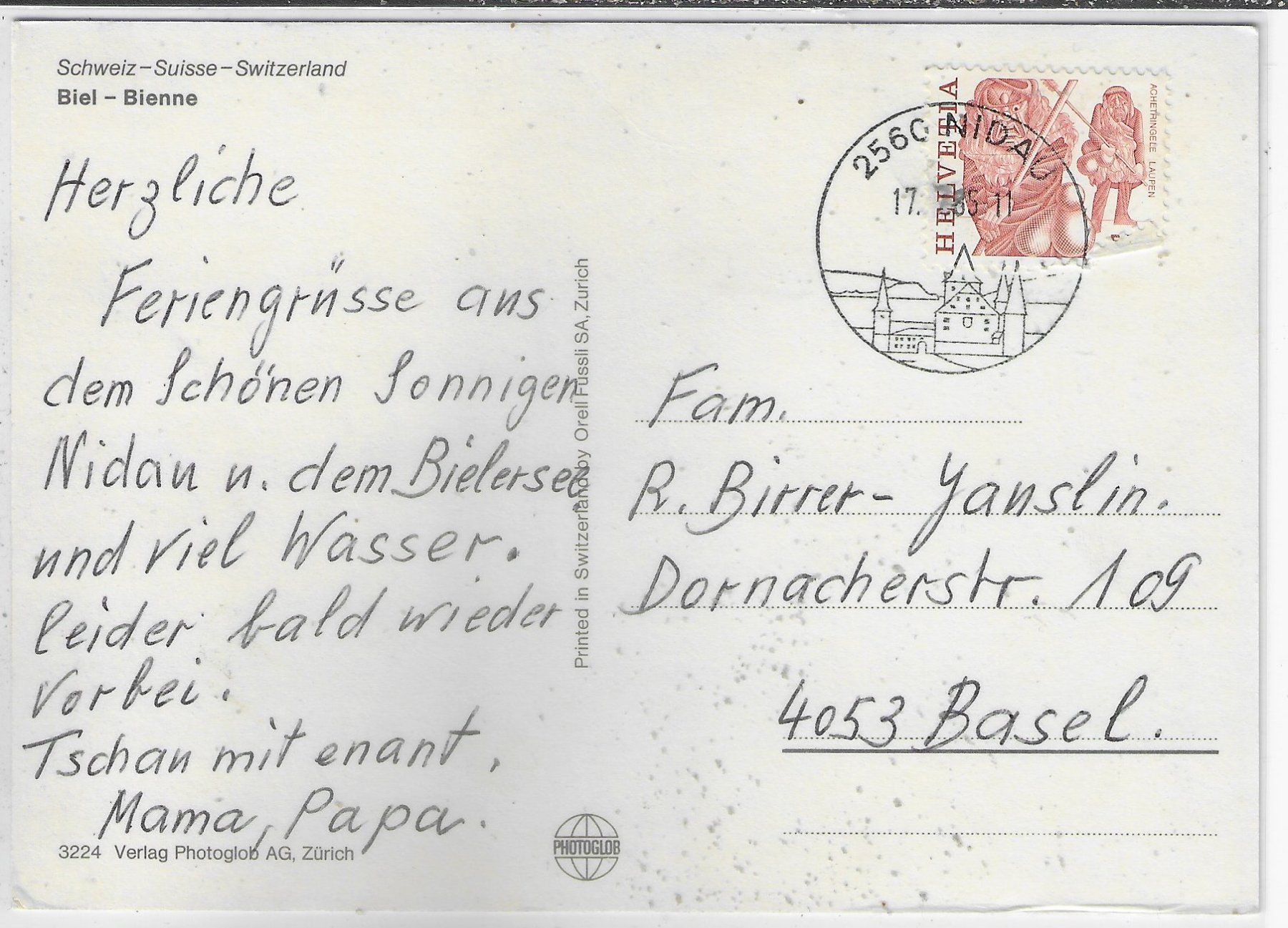 Cartoline postali: Biel-Bienne - Multiview – Usato da Ettingen venduto da Kartenplanet 1