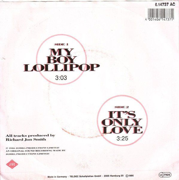 Dischi in vinile: Lulu: My Boy Lollipop 7" – Usato da Steinhausen venduto da Vilivinili 1