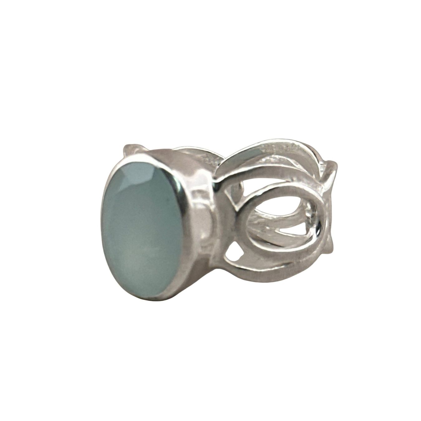 Olga Ribler Anelli: Unikate Silber Ring 925 mit Aquamarin Grösse 58 – Nuovo (secondo la descrizione) da Luzern venduto da Schmuckoutlet 5