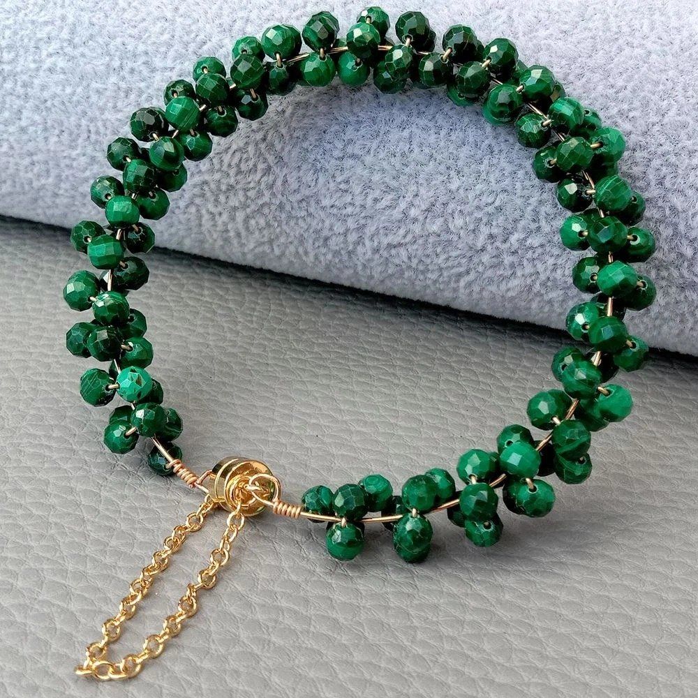 Bracciali & Braccialetti: Wunderschön Malachit Armband Perle 18.5 cm Bracelet – Nuovo (secondo la descrizione) da Prilly venduto da ilyria73 6