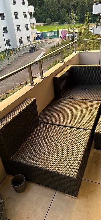 Liegen & Liegestühle: Polyrattan Lounge in Schwarz – Gebraucht aus Othmarsingen von iam_zbp9