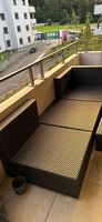 Polyrattan Lounge in Schwarz