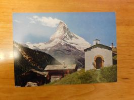 Zermatt - Findelenalpkirchlein mit Matterhorn