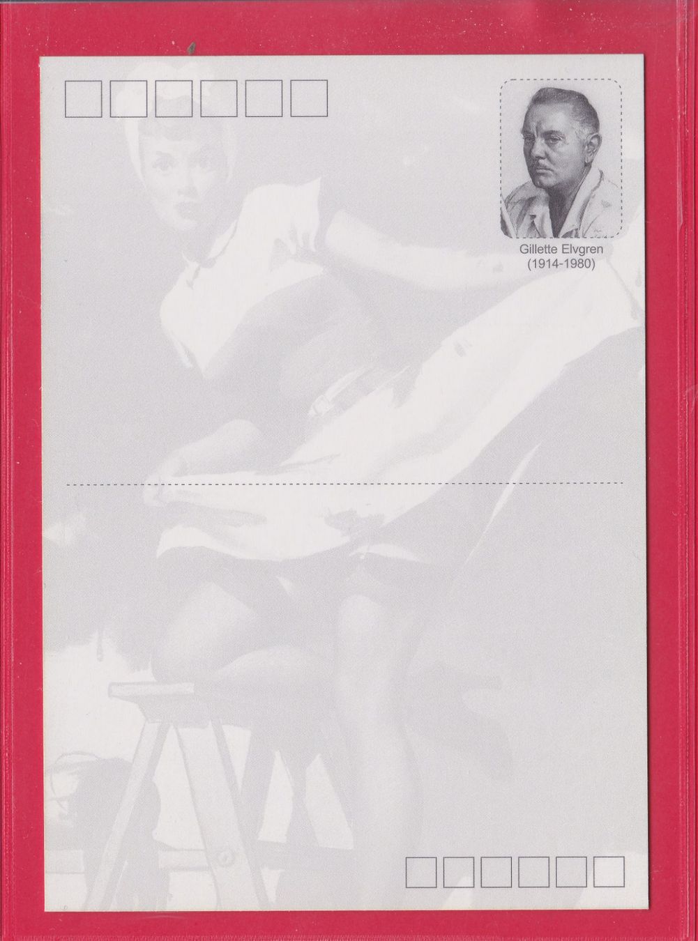 Cartoline postali: PIN UP, THE WRECK ROOM, GILLETTE ELVGREN – Usato da Oberrieden venduto da Gebirgsstelze 1