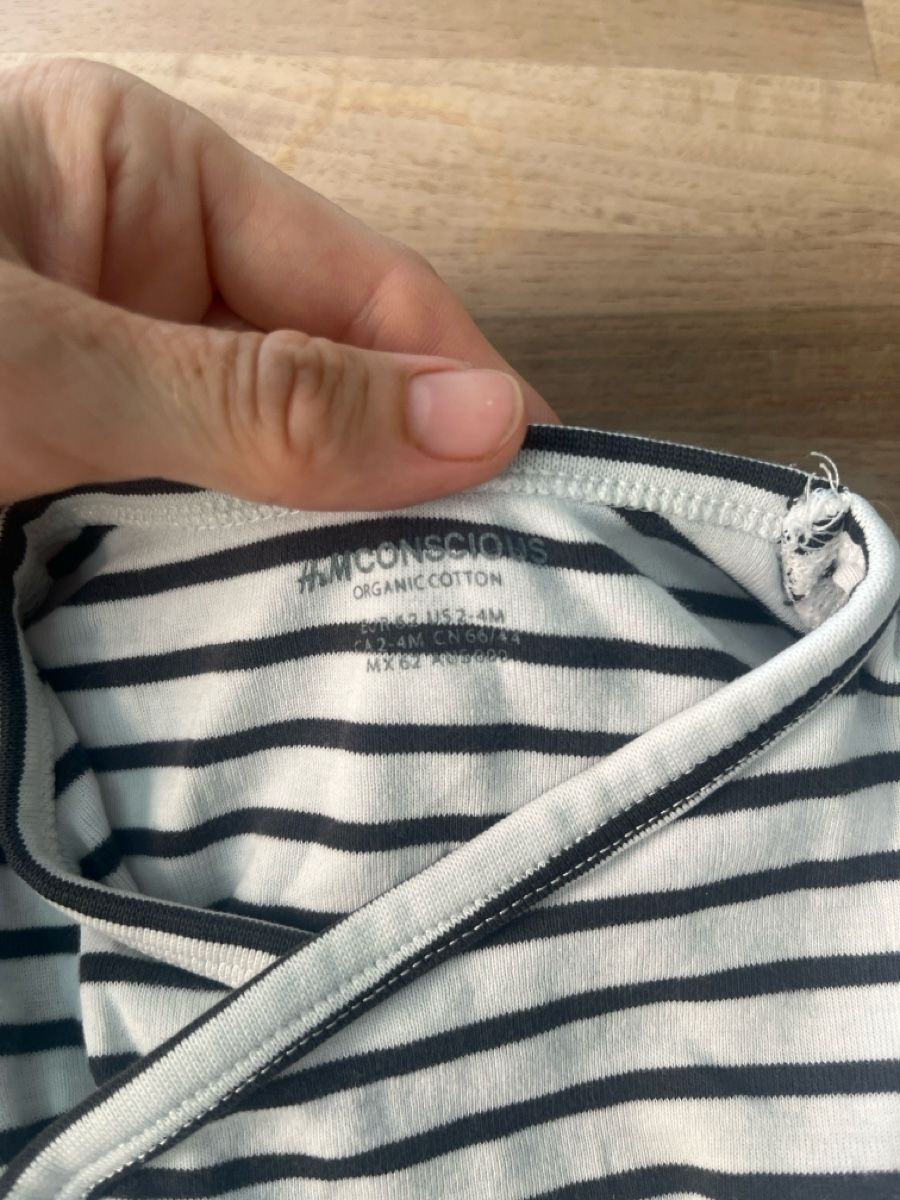 H&M Biancheria intima: Body H&M Organic Grösse 62/68 2-4M – Usato da Basel venduto da HugChristine 1
