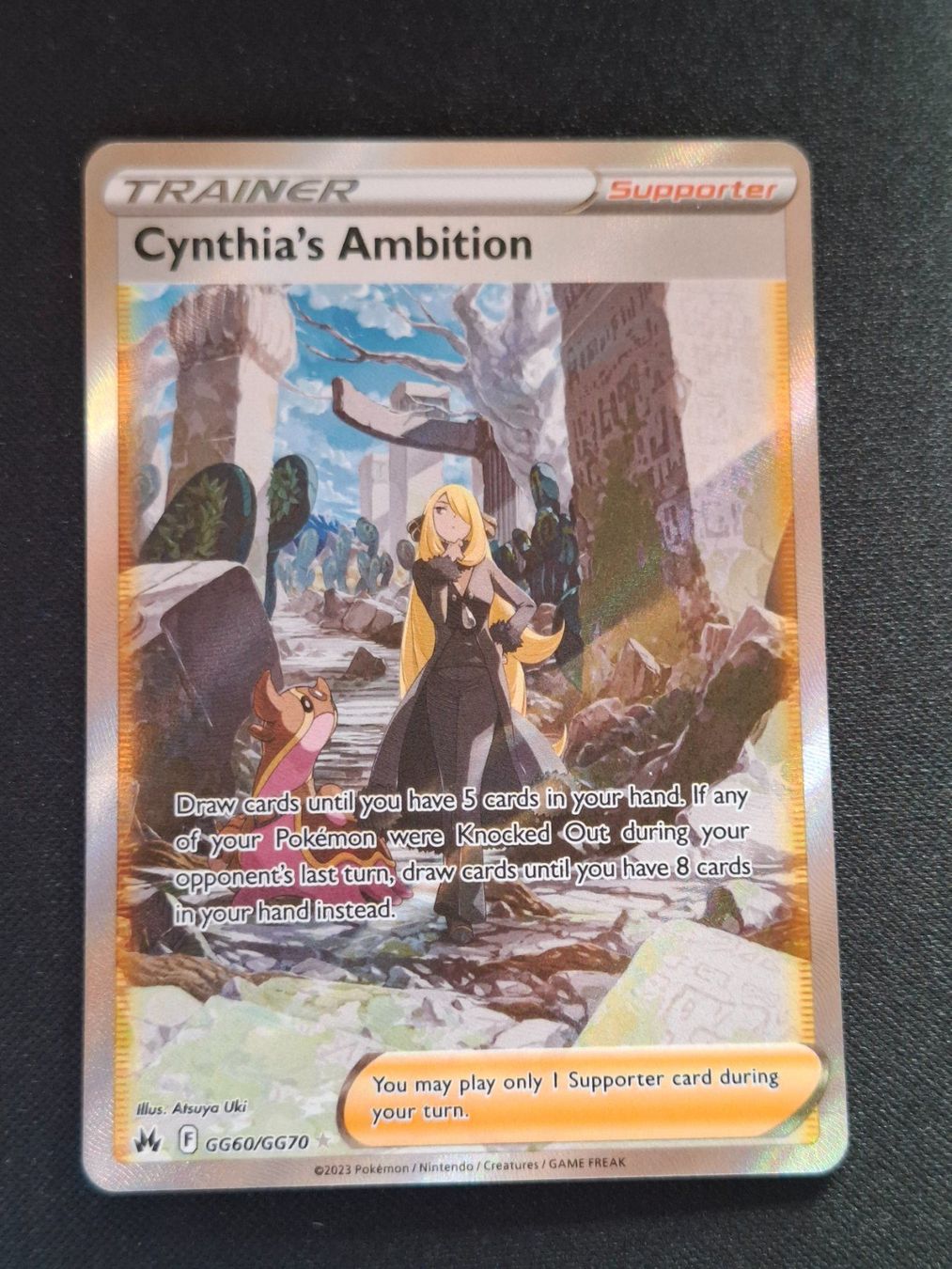 Pokémon Sammelbilder & Trading cards: Pokemon Cynthia's Ambition GG60/GG70 Crown Zenith – Gebraucht aus Gammen von Karbax