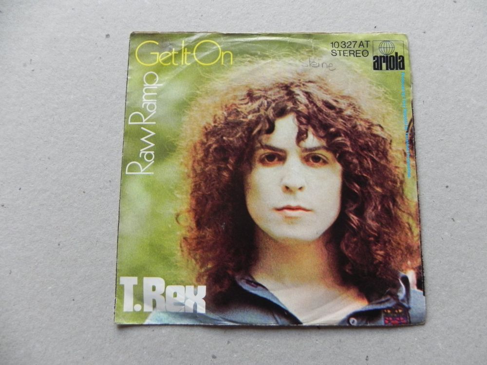 Single brit. Rock Band T.Rex Marc Bolan Get it On / Raw Ramp | Kaufen ...