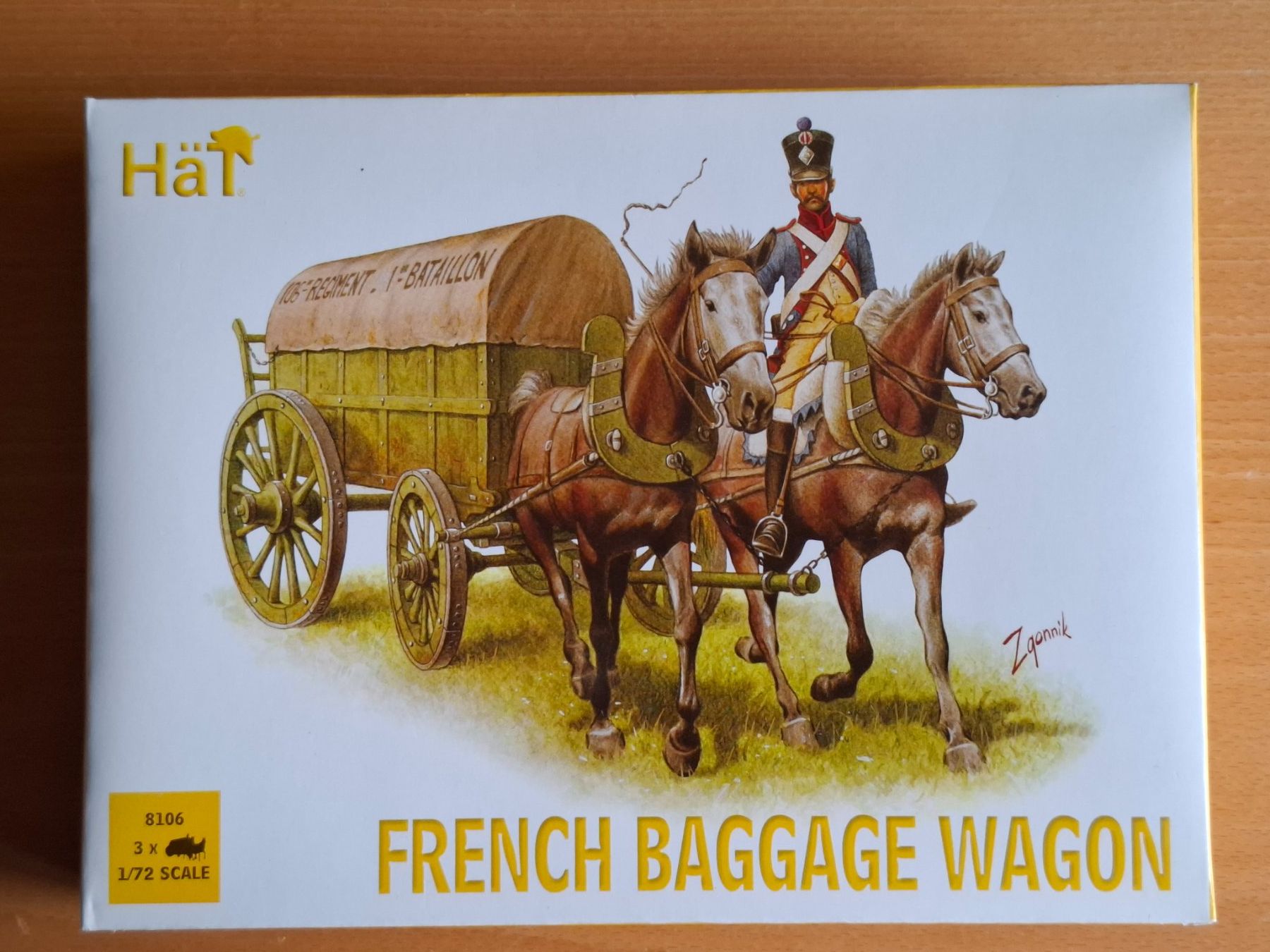 Modellbausätze & Standmodelle: HäT 1/72 French Baggage Wagon – Neu und originalverpackt aus Diepoldsau von beeteutel
