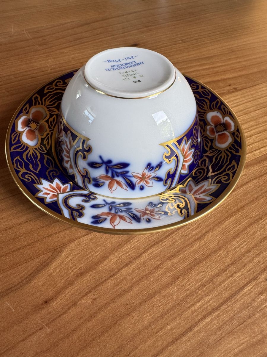 Tazze: Limoges Teetasse Pei Ping Asiatisch Blumen – Usato da Therwil venduto da rowe-spezial 1