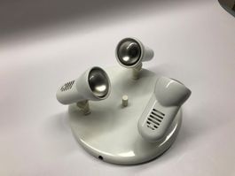 Weisse Lampe, Deckenlampe mit 3-flammig, gebraucht